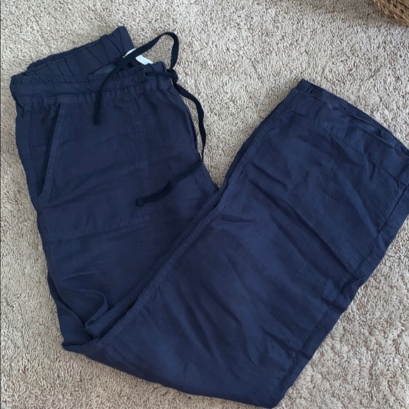 Nordstrom Pants - Nordstrom Navy Linen Pants